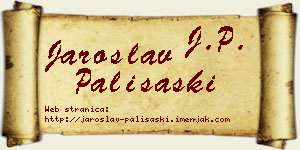 Jaroslav Pališaški vizit kartica